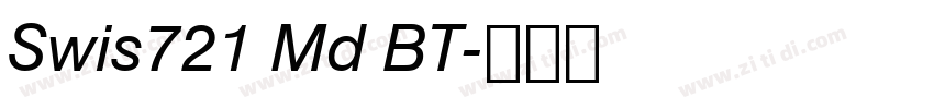 Swis721 Md BT字体转换